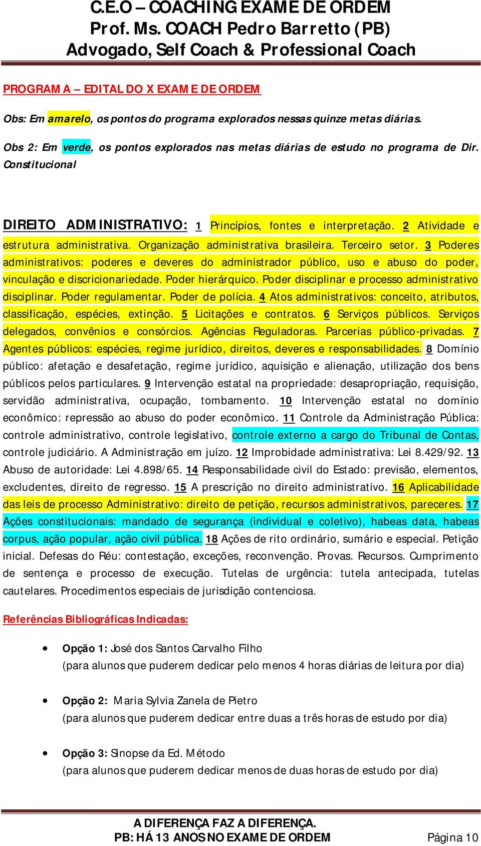 3 Poderes administrativos: poderes e deveres do administrador público, uso e abuso do poder, vinculação e discricionariedade. Poder hierárquico.