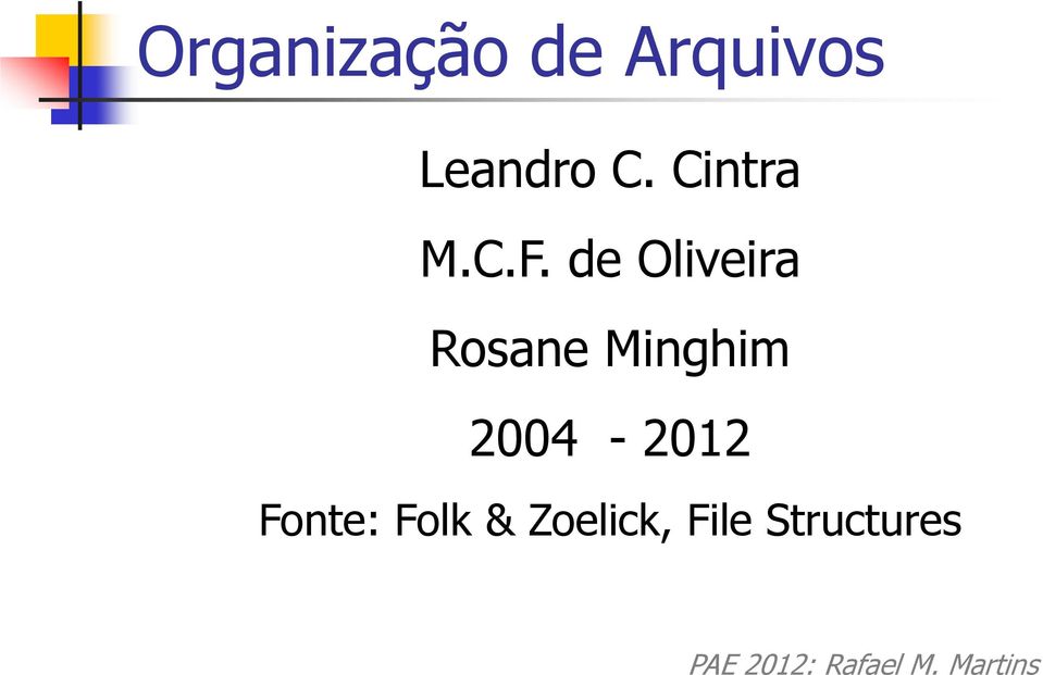 de Oliveira Rosane Minghim 2004-2012