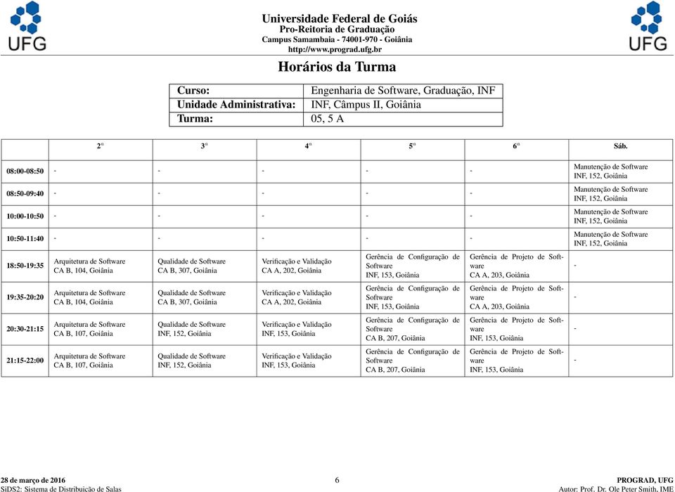 Qualidade de Qualidade de Verificação e Validação CA A, 202, Goiânia Verificação e Validação CA A, 202, Goiânia Verificação e Validação Verificação e Validação Gerência de