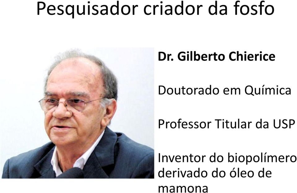 Química Professor Titular da USP