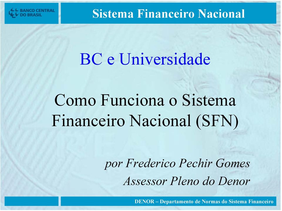 Nacional (SFN) por Frederico