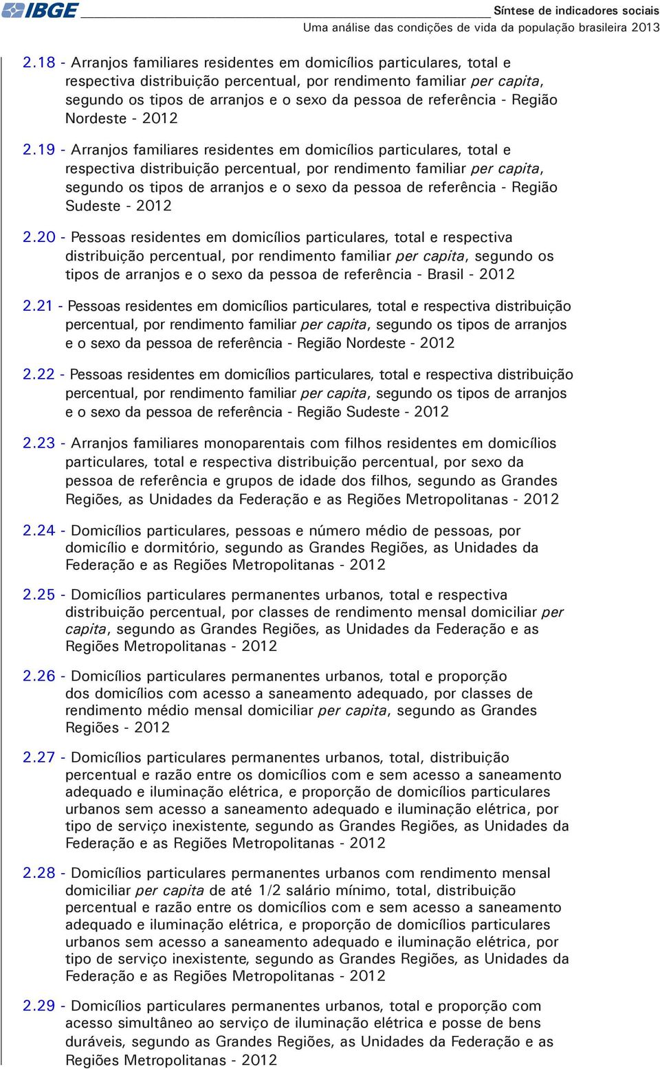 referência - Região Nordeste - 2012 2.
