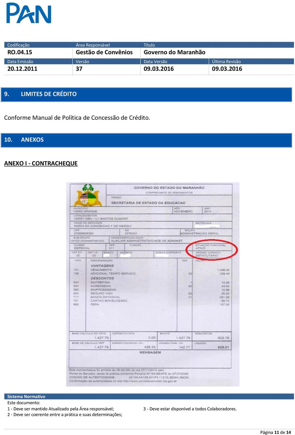 Concessão de Crédito. 10.