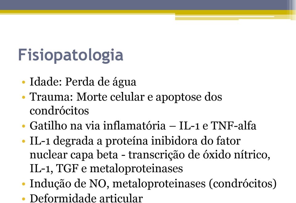 inibidora do fator nuclear capa beta - transcrição de óxido nítrico, IL-1, TGF