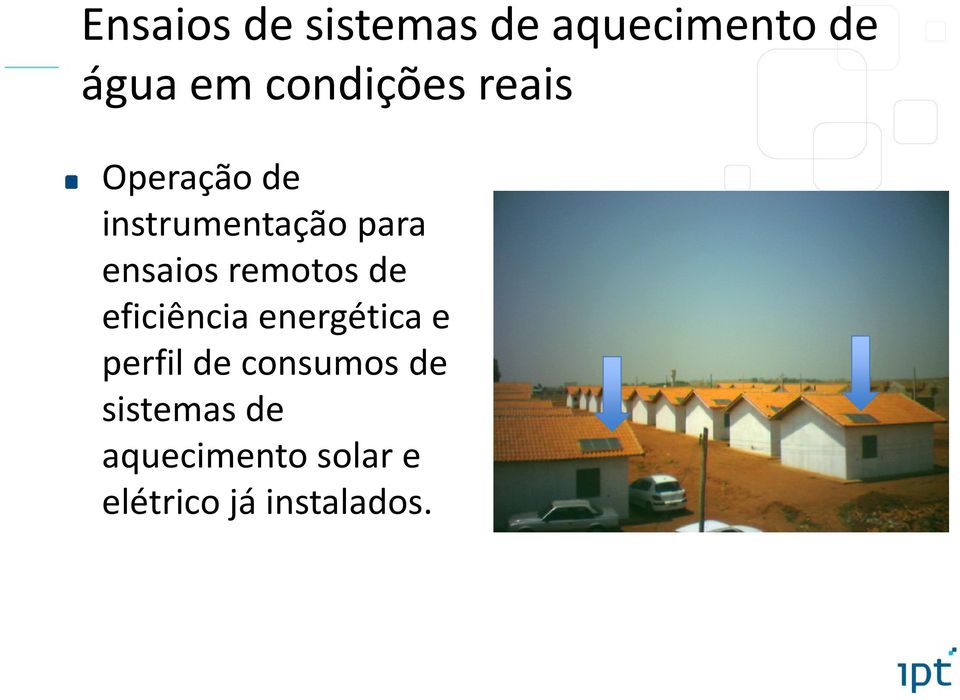 ensaios remotos de eficiência energética e perfil de