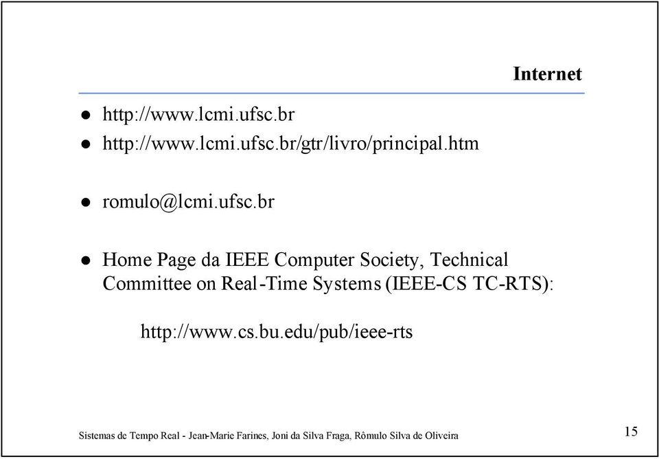 br Home Page da IEEE Computer Society, Technical