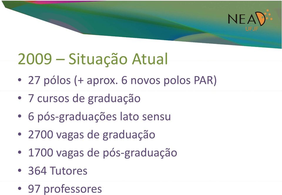 graduações lato sensu 2700 vagas de graduação