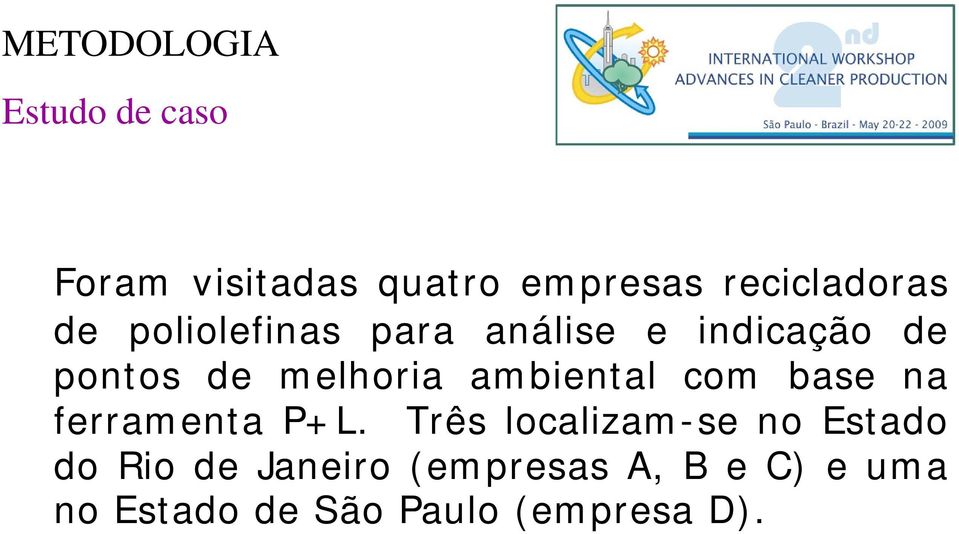 melhoria ambiental com base na ferramenta P+L.