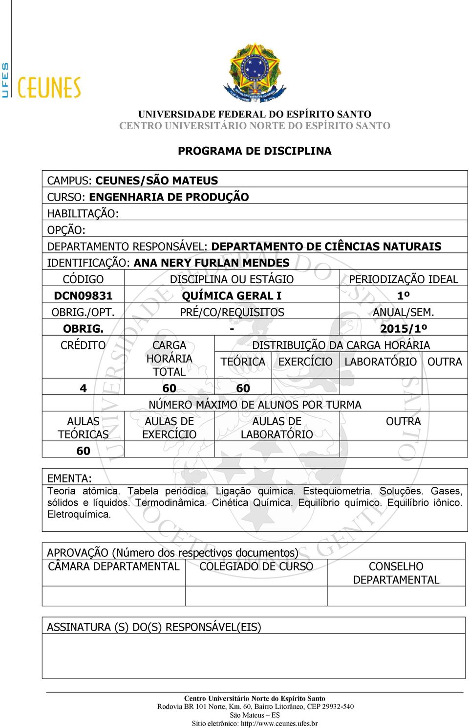 /OPT. PRÉ/CO/REQUISITOS ANUAL/SEM. OBRIG.