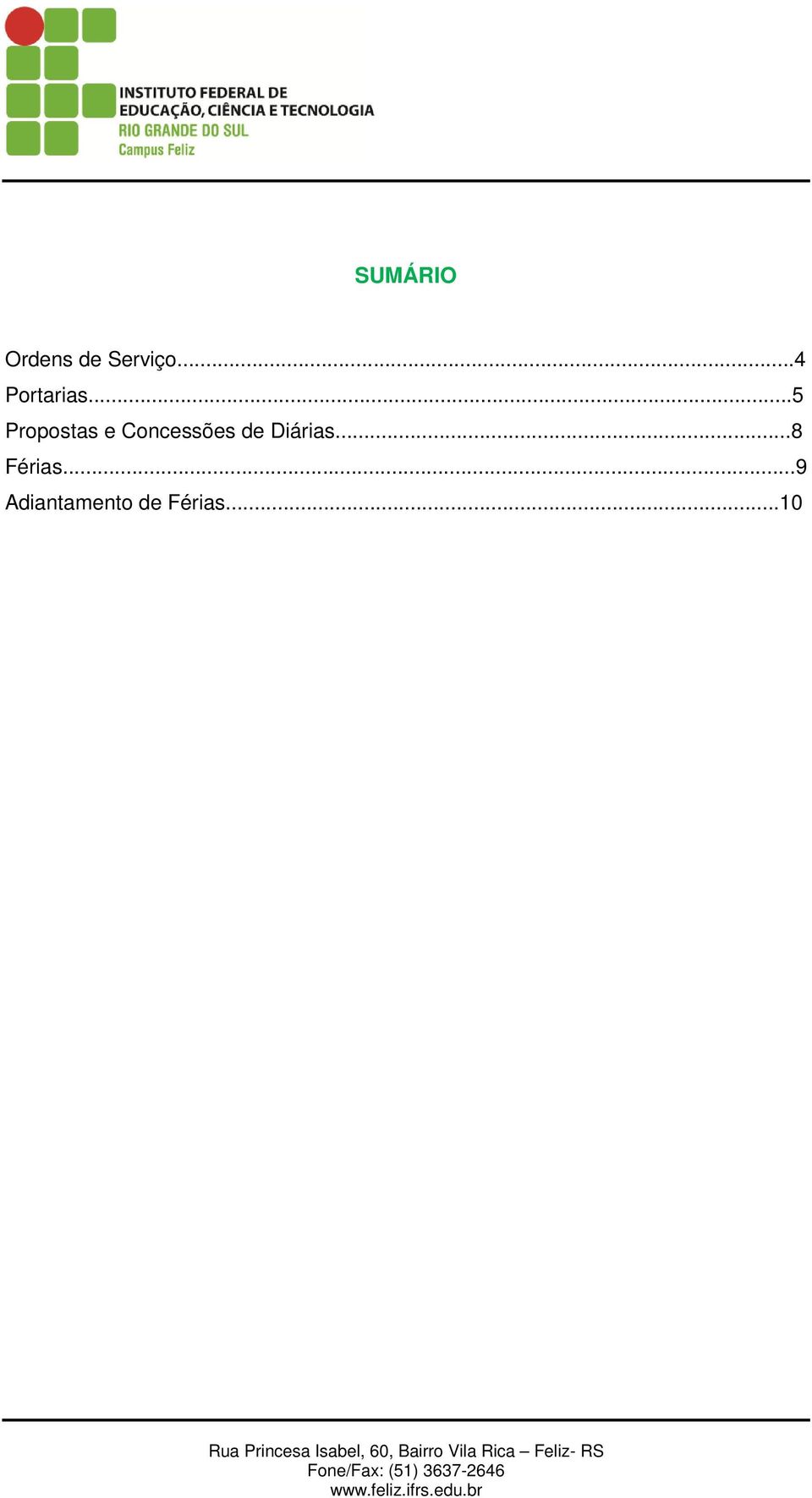 ..5 Propostas e Concessões de