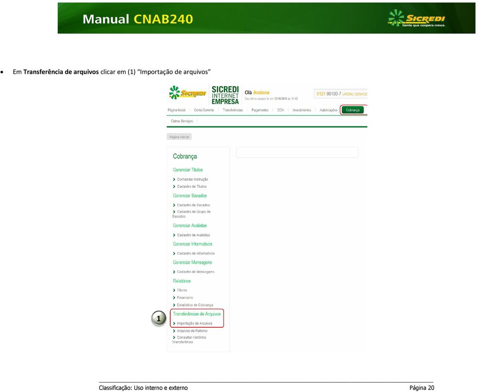 arquivos 1 Classificação: