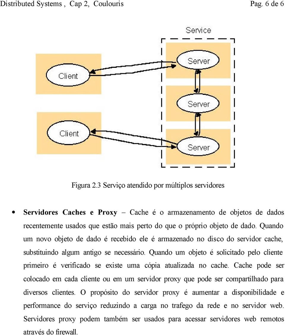 Quando um novo objeto de dado é recebido ele é armazenado no disco do servidor cache, substituindo algum antigo se necessário.