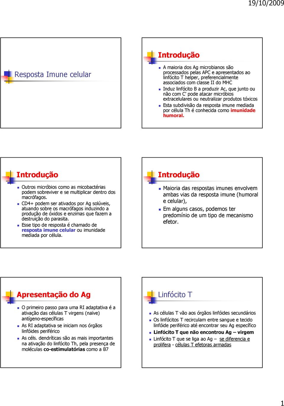 Introdução Outros micróbios como as micobactérias podem sobreviver e se multiplicar dentro dos macrófagos.