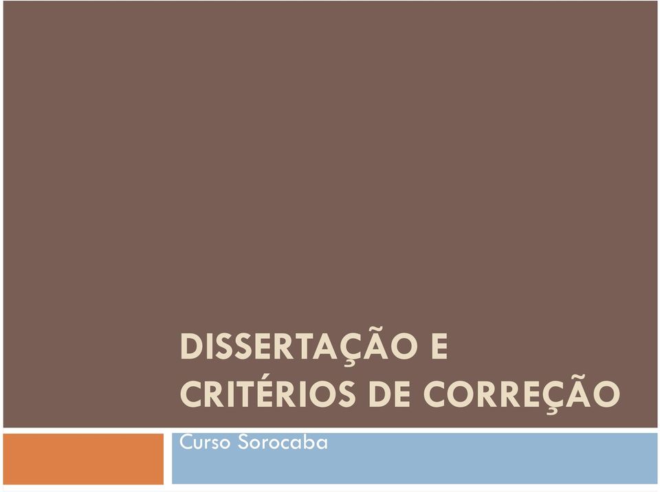 DE CORREÇÃO