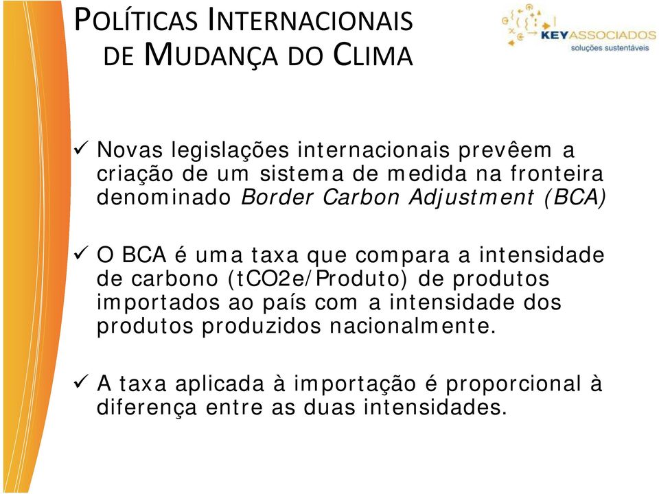 intensidade id d de carbono (tco2e/produto) de produtos importados ao país com a intensidade dos produtos