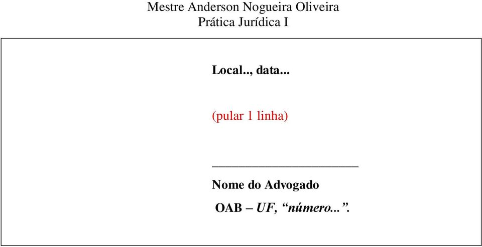 Advogado OAB