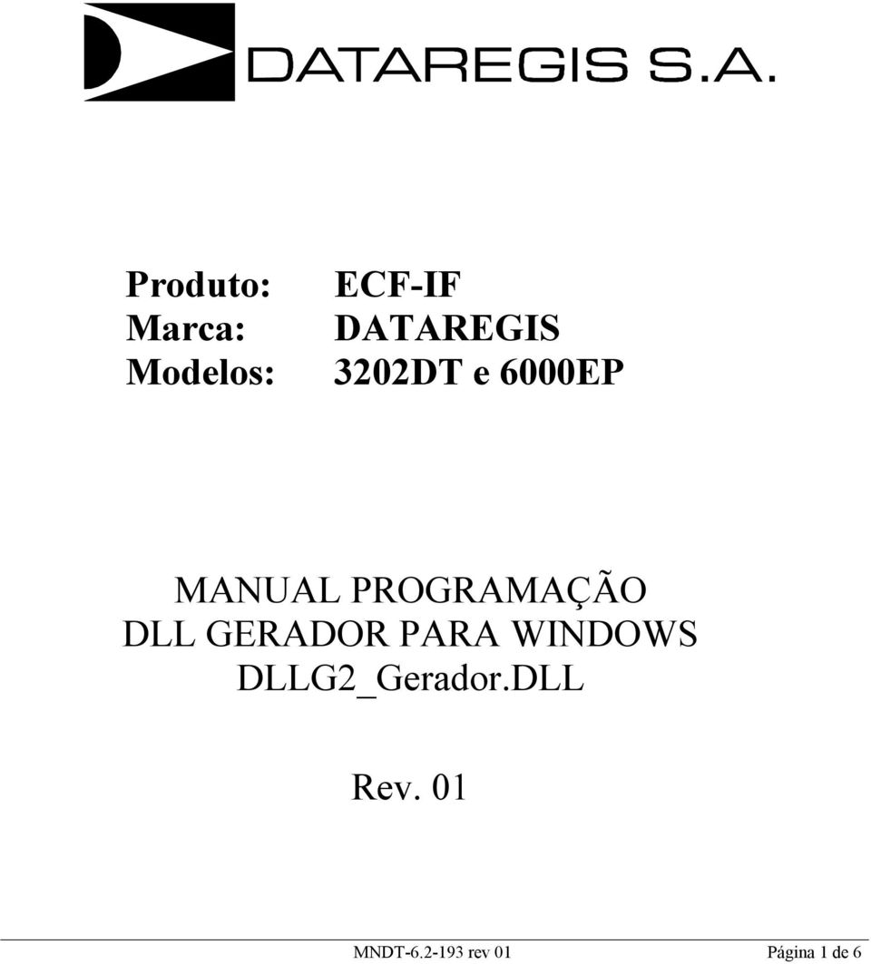 PROGRAMAÇÃO DLL GERADOR PARA WINDOWS