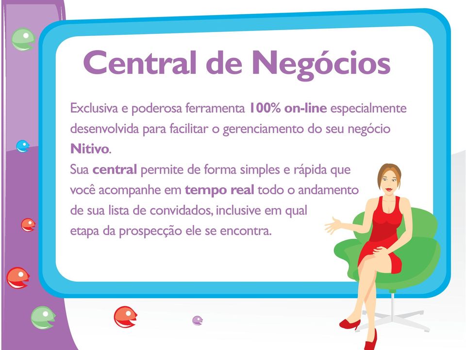 Sua central permite de forma simples e rápida que você acompanhe em tempo real