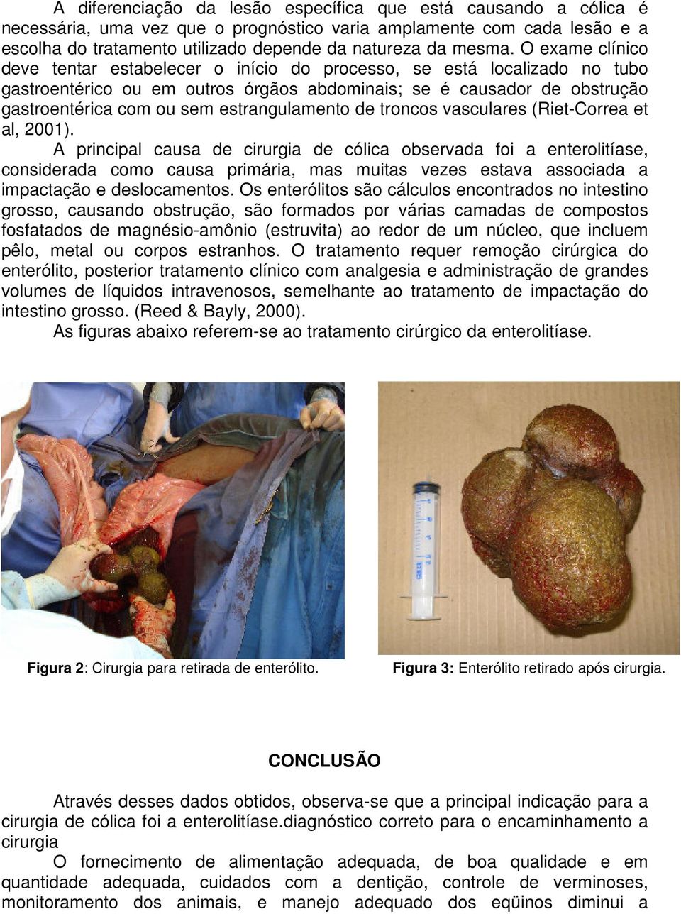 estrangulamento de troncos vasculares (Riet-Correa et al, 200).