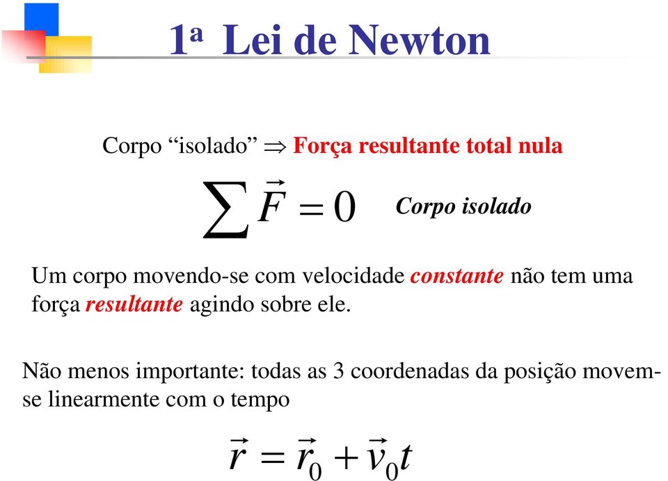 força resultante agindo sobre ele.