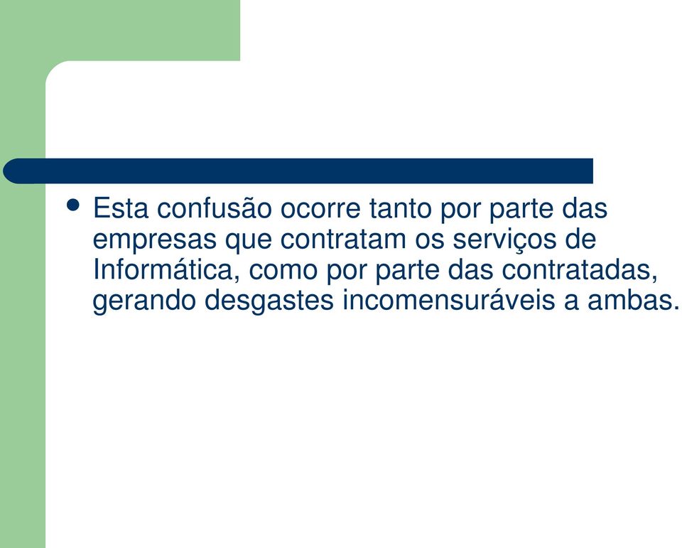 Informática, como por parte das