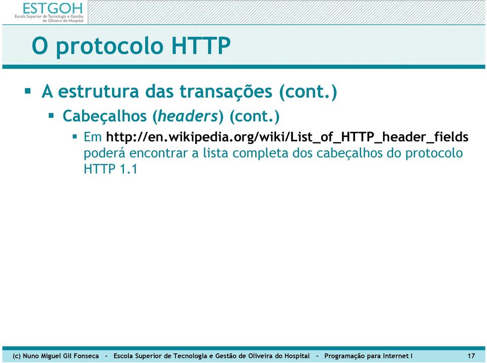 dos cabeçalhos do protocolo HTTP 1.