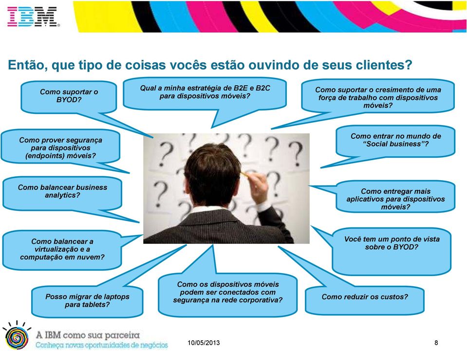 Como entrar no mundo de Social business? Como balancear business analytics? Como entregar mais aplicativos para dispositivos móveis?