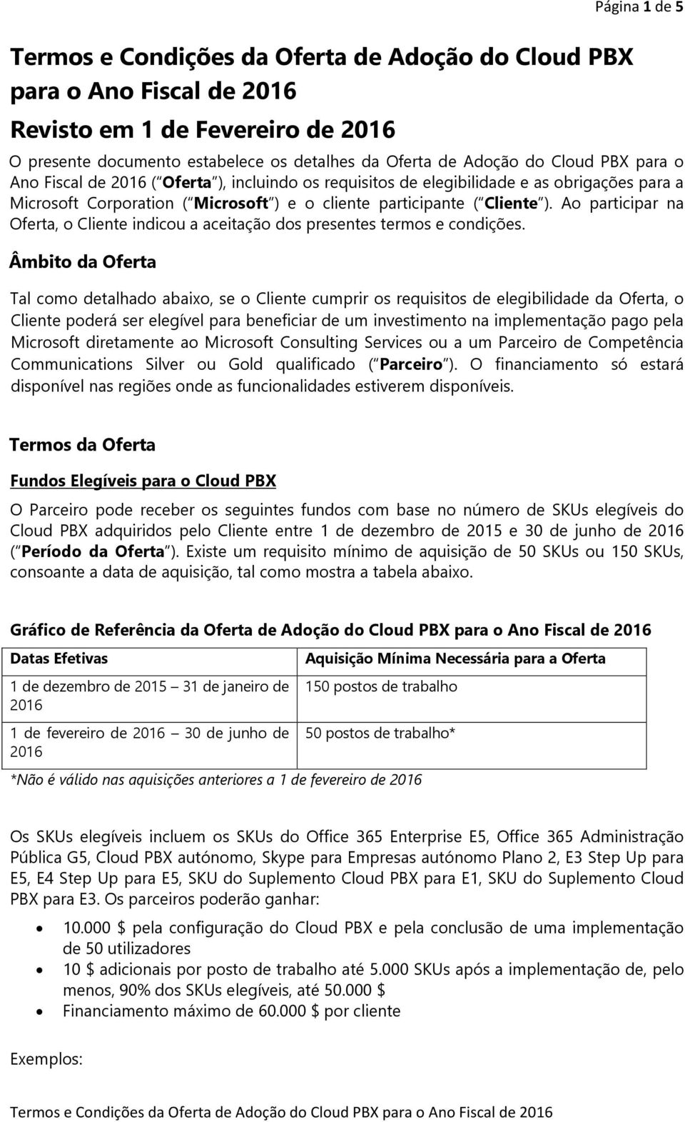 Ao participar na Oferta, o Cliente indicou a aceitação dos presentes termos e condições.