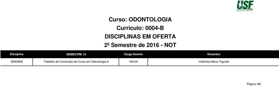 Curso em Odontologia II 162.