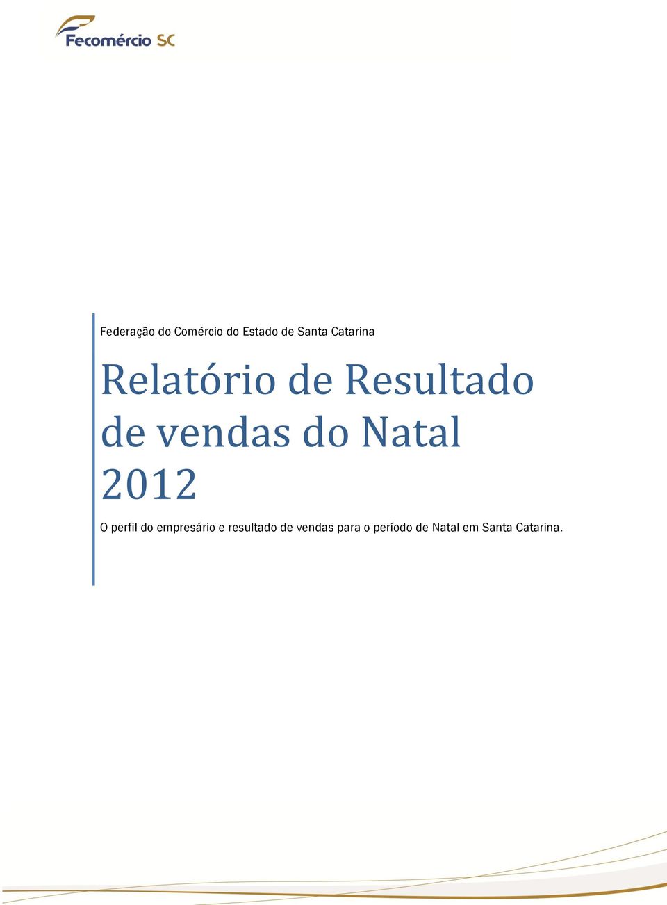 Natal 2012 O perfil do empresário e resultado