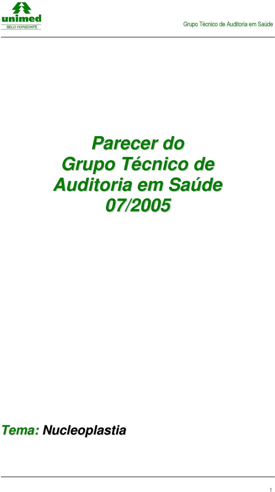 Auditoria em Saúde