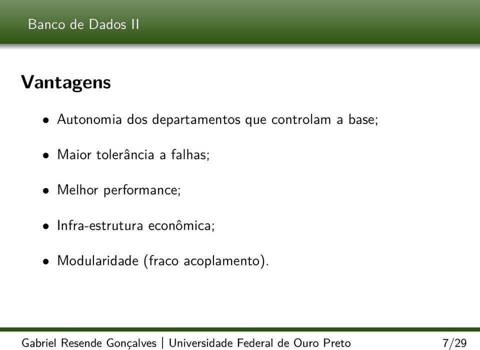 Infra-estrutura econômica; Modularidade (fraco