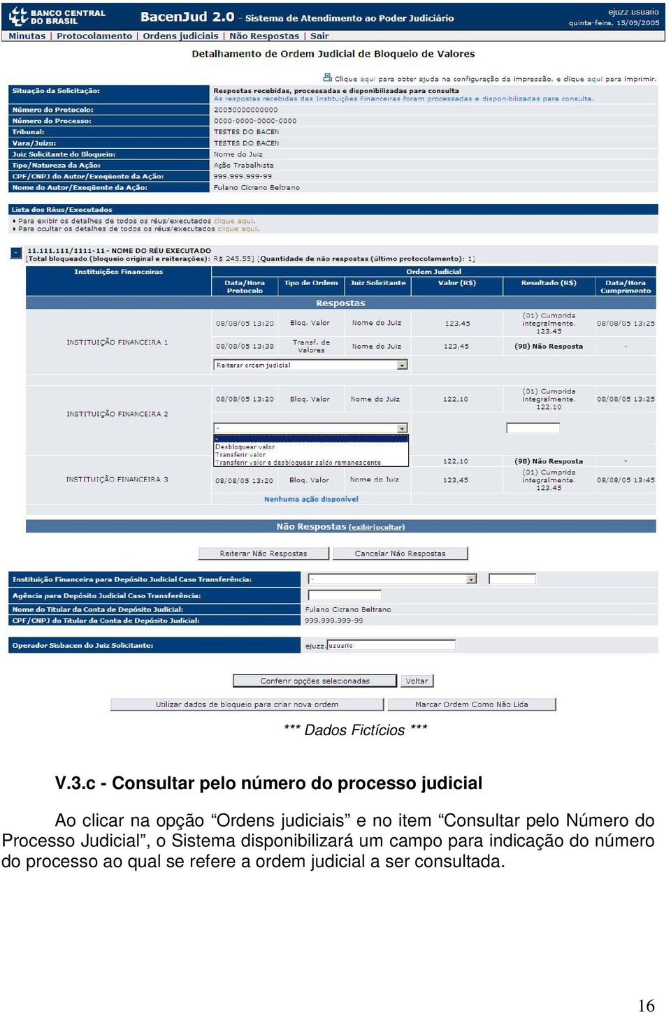 judiciais e no item Consultar pelo Número do Processo Judicial, o