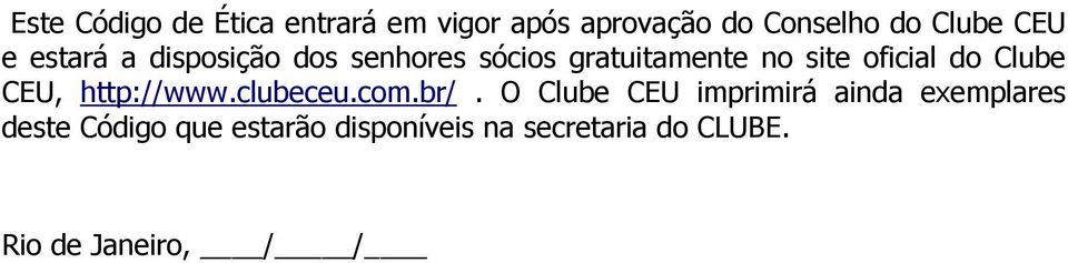 Clube CEU, http://www.clubeceu.com.br/.