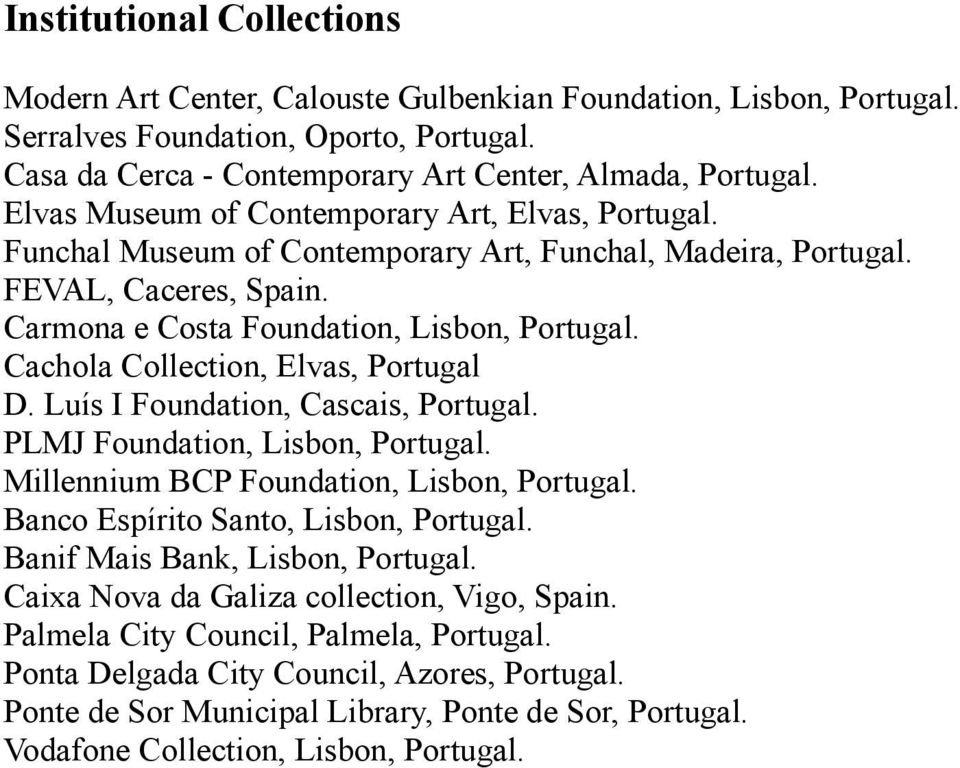 Carmona e Costa Foundation, Lisbon, Cachola Collection, Elvas, Portugal D.