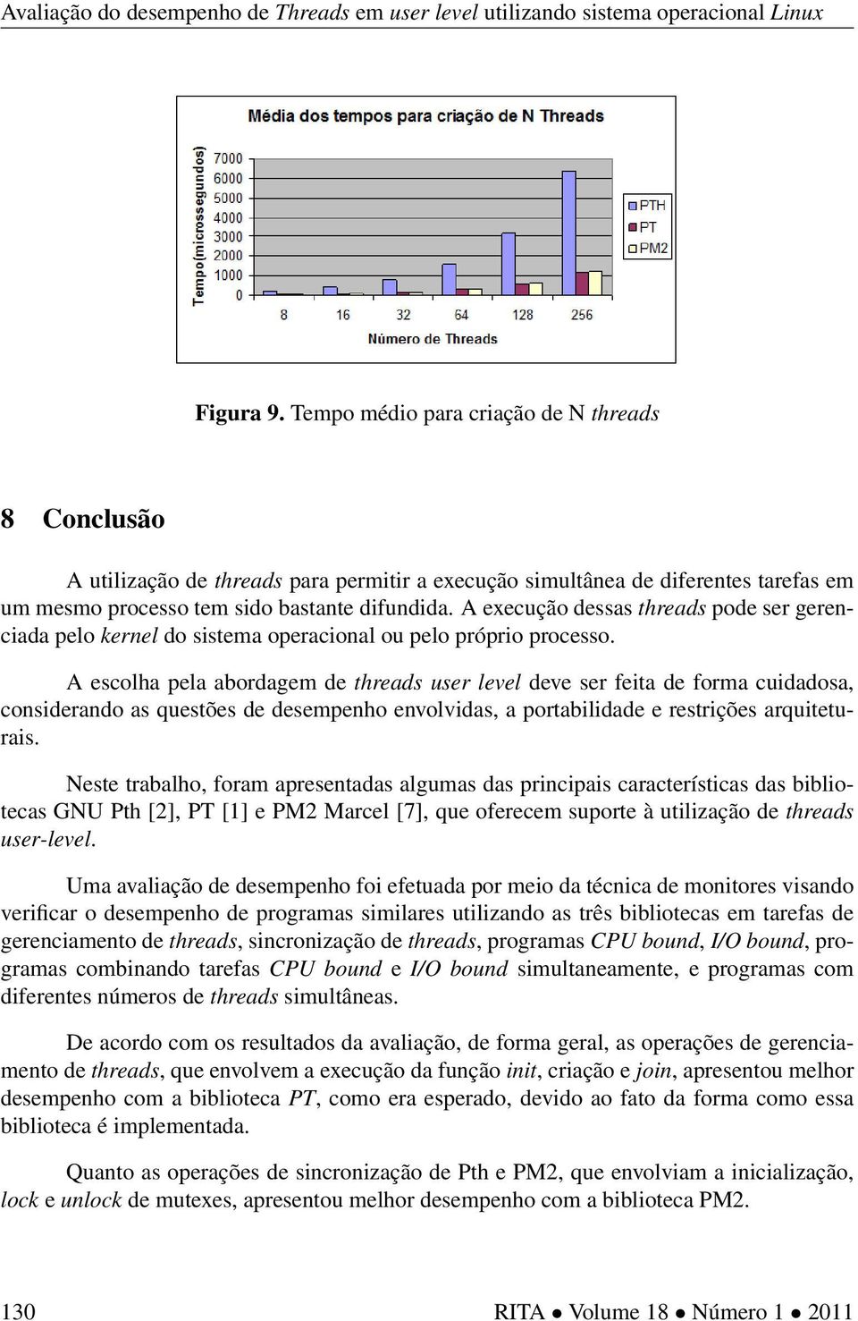 A escolha pela abordagem de threads user level deve ser feita de forma cuidadosa, considerando as questões de desempenho envolvidas, a portabilidade e restrições arquiteturais.