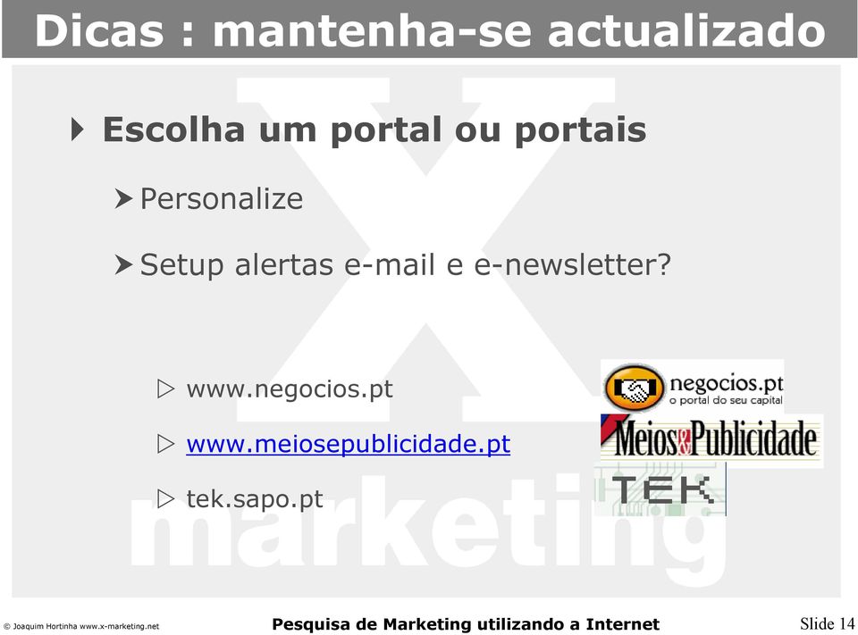 alertas e-mail e e-newsletter? www.