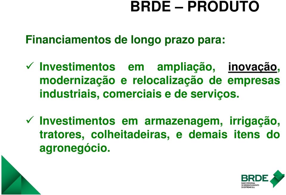 industriais, comerciais e de serviços.