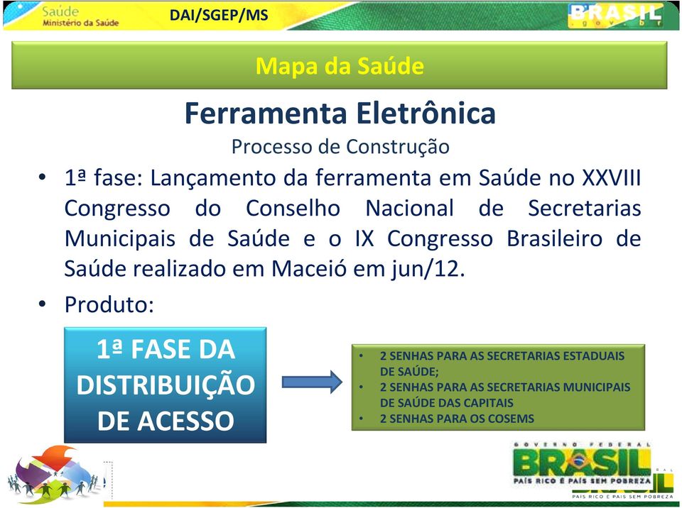 Saúde realizado em Maceió em jun/12.