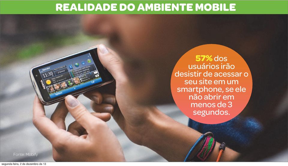 seu site em um smartphone, se ele não