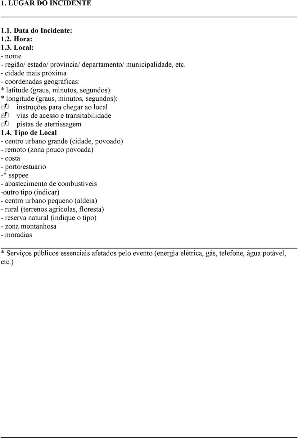 transitabilidade - pistas de aterrissagem 1.4.