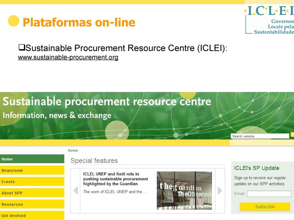 Resource Centre (ICLEI):