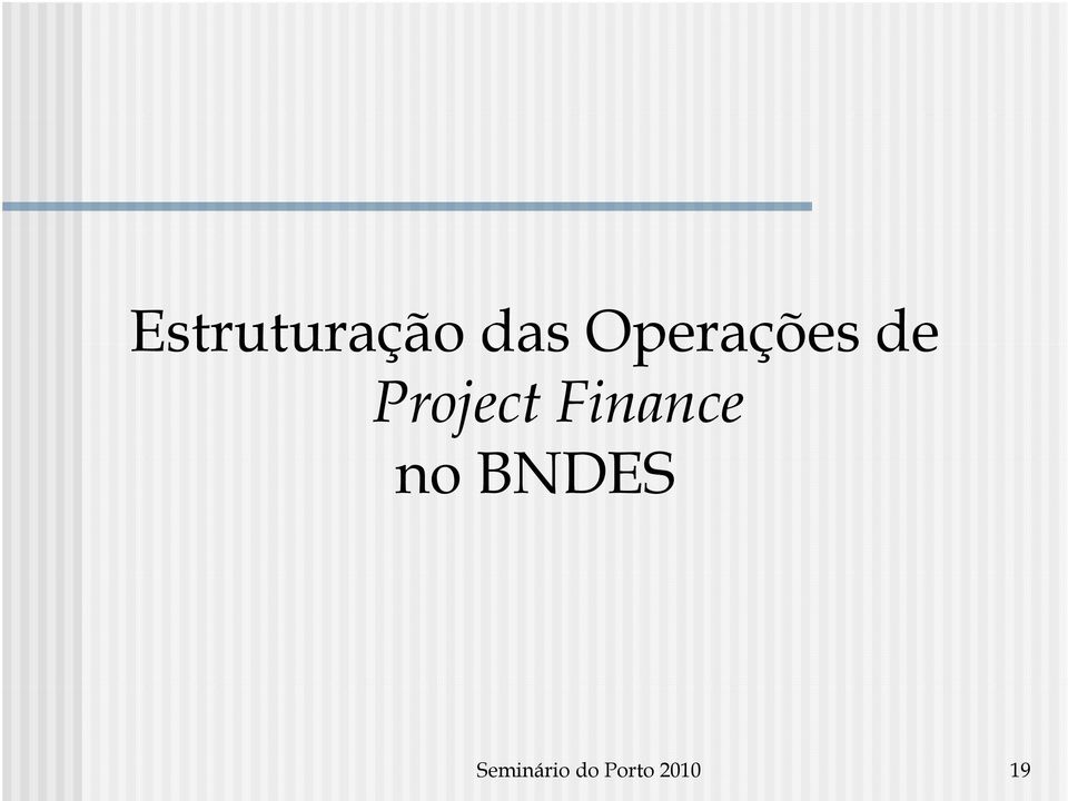 Finance no BNDES