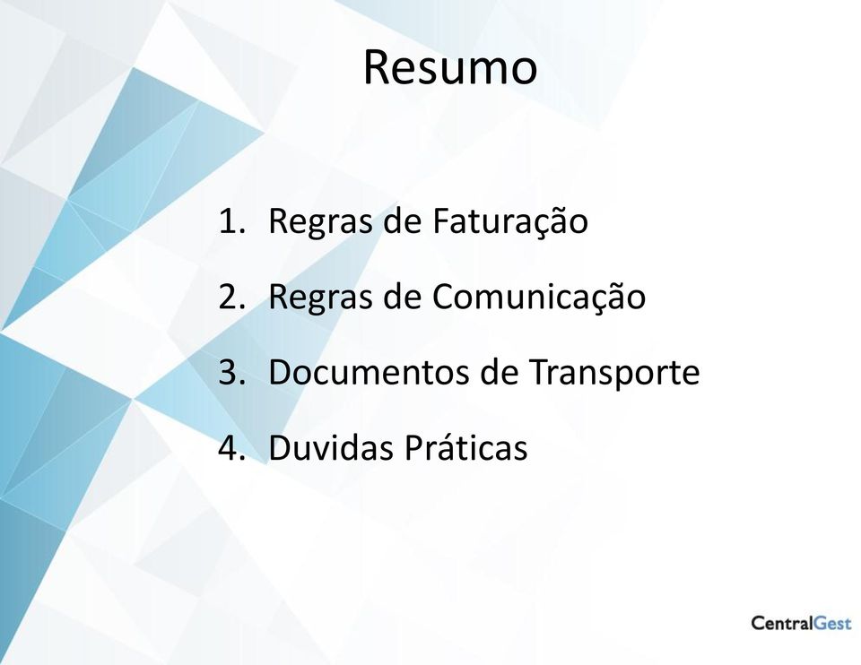 Regras de Comunicação 3.