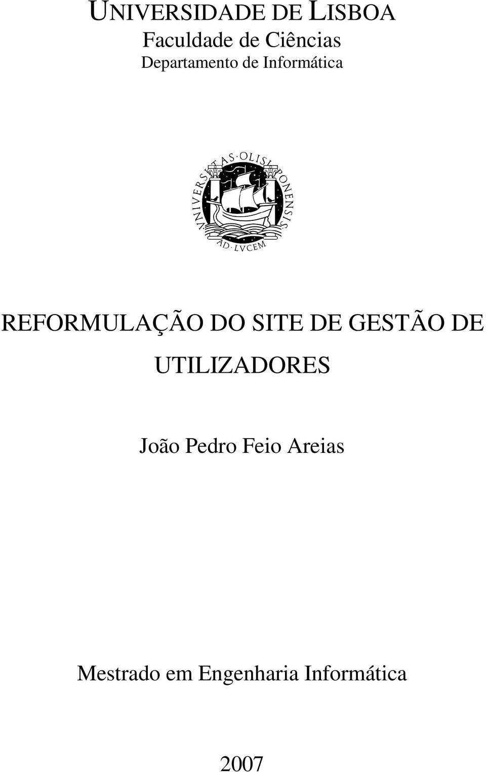 SITE DE GESTÃO DE UTILIZADORES João Pedro