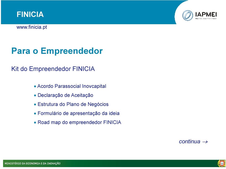 Parassocial Inovcapital Declaração de Aceitação Estrutura