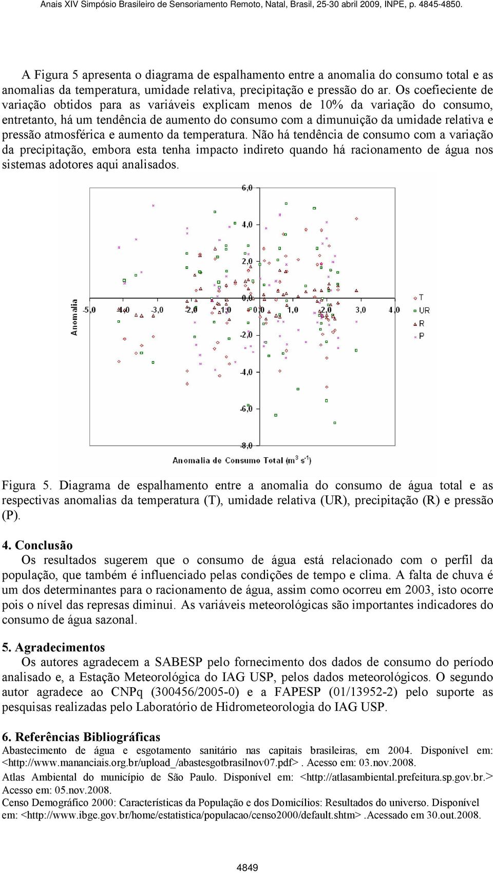 atmosférica e aumento da temperatura.