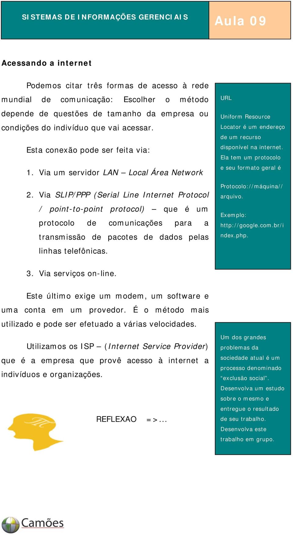 Via SLIP/PPP (Serial Line Internet Protocol / point-to-point protocol) que é um protocolo de comunicações para a transmissão de pacotes de dados pelas linhas telefônicas.