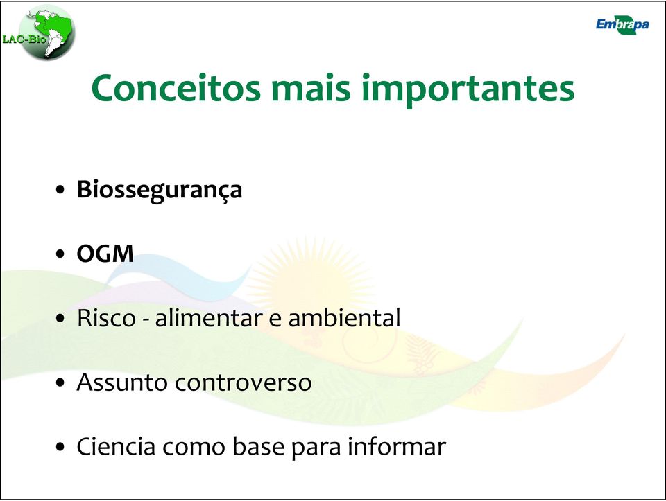 alimentar e ambiental Assunto