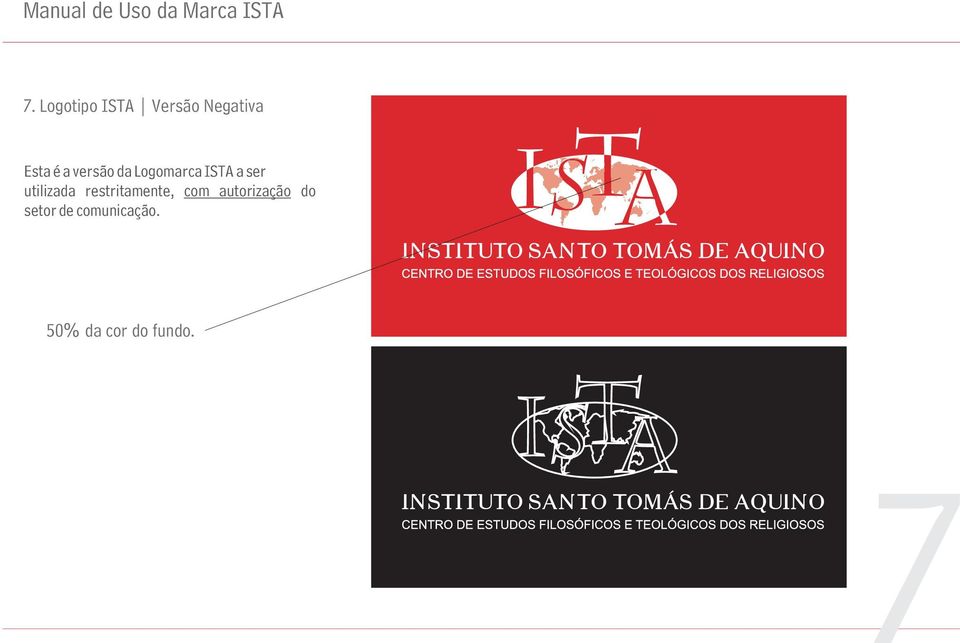 da Logomarca ISTA a ser utilizada